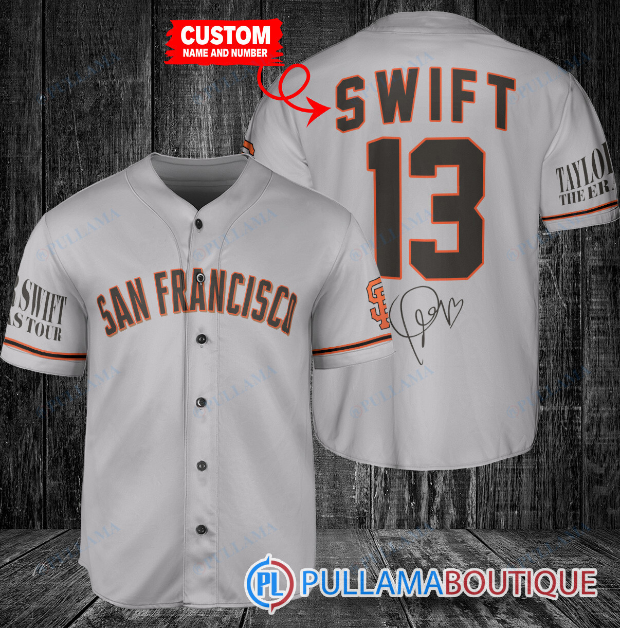 Personalized Seattle Mariners x Taylor Swift Baseball Jersey