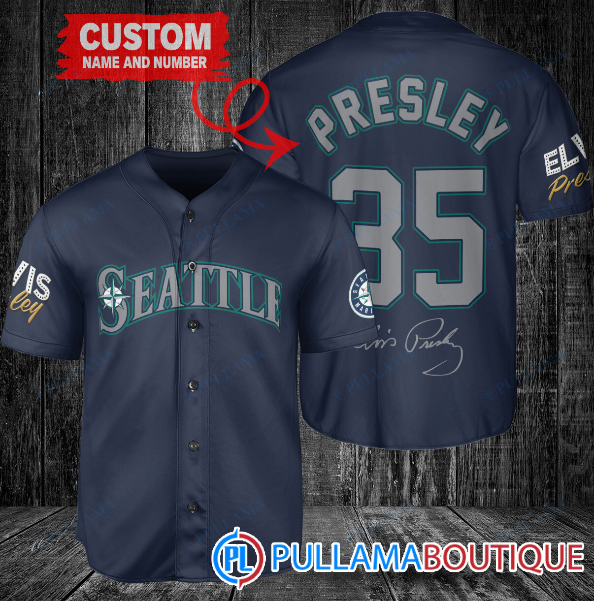 Personalized Cleveland Guardians Elvis Presley Baseball Jersey Red