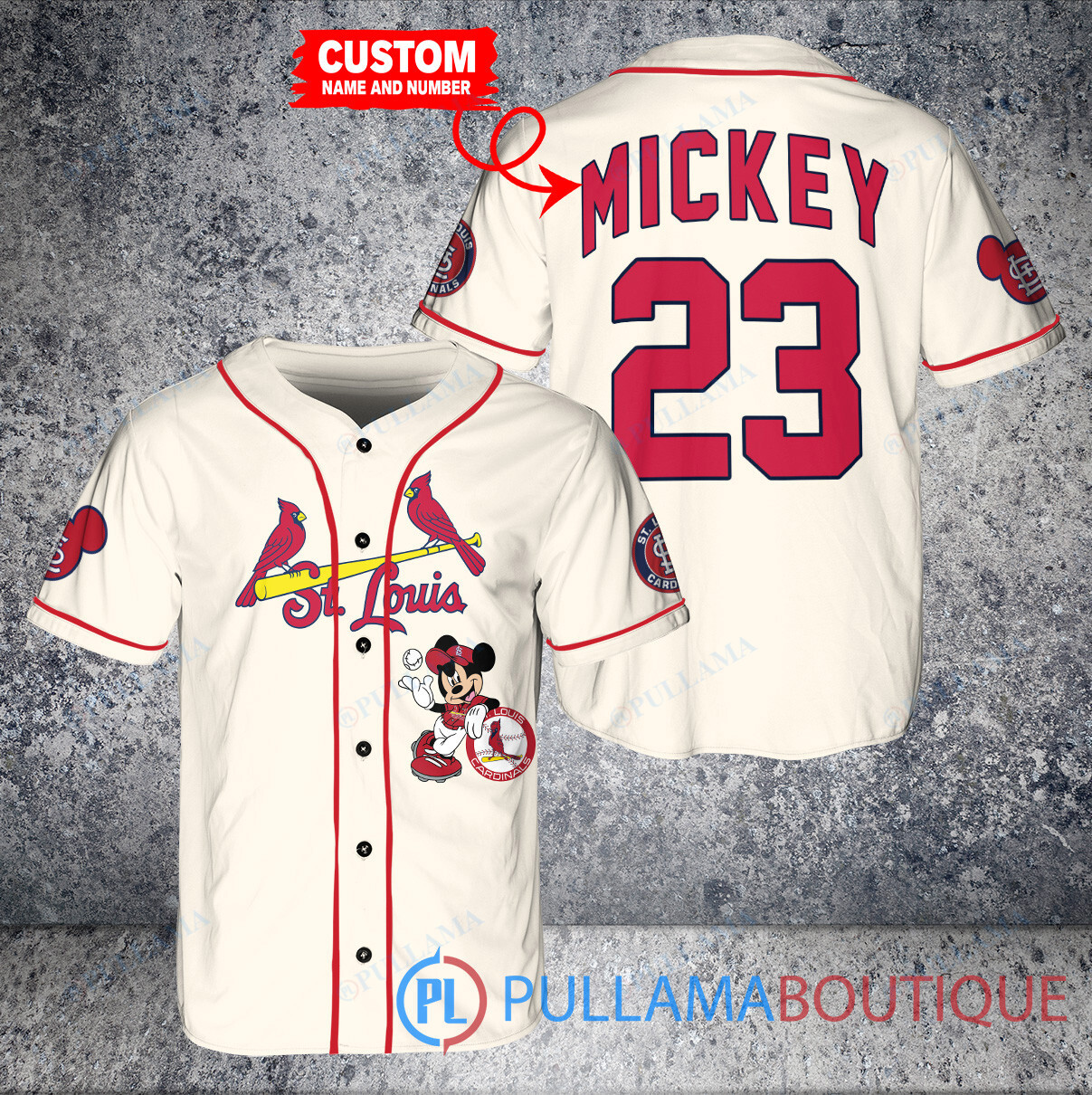 Personalized Baltimore Orioles x Mickey Mouse Baseball Jersey