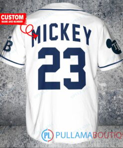 Personalized Tampa Bay Rays x Mickey Mouse Baseball Jersey