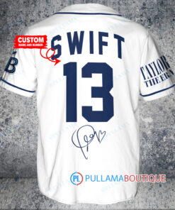 Personalized Tampa Bay Rays x Taylor Swift Baseball Jersey