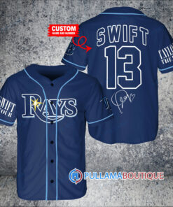 Personalized Tampa Bay Rays x Taylor Swift Baseball Jersey