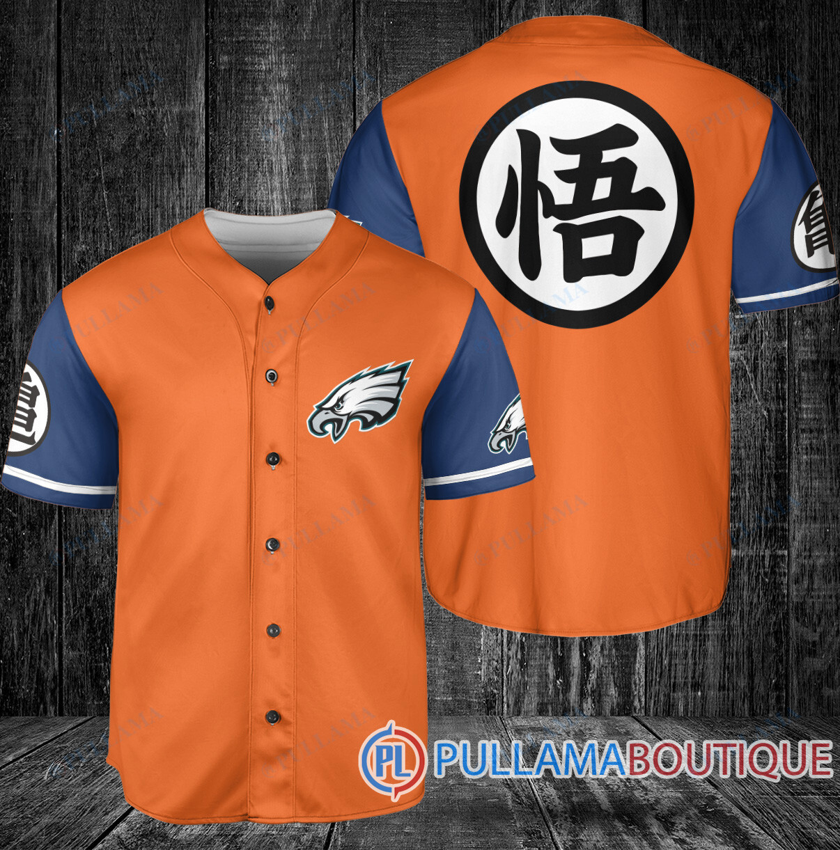 Dallas Cowboys Dragon Ball Z Goku Baseball Jersey