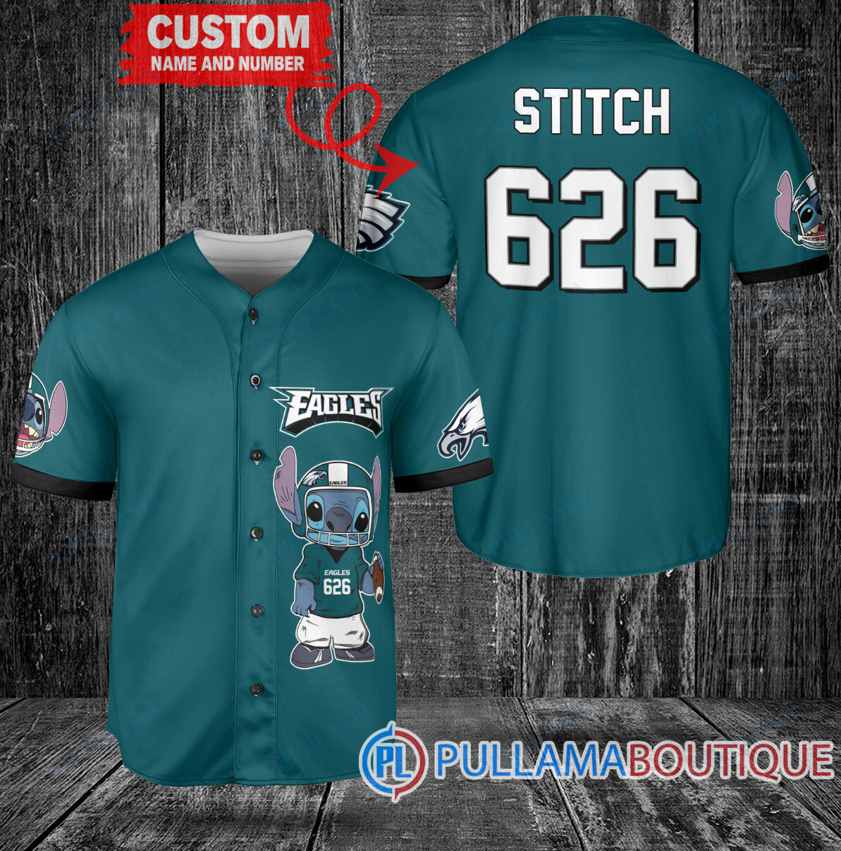 Seattle Seahawks Stitch Custom Baseball Jersey Navy