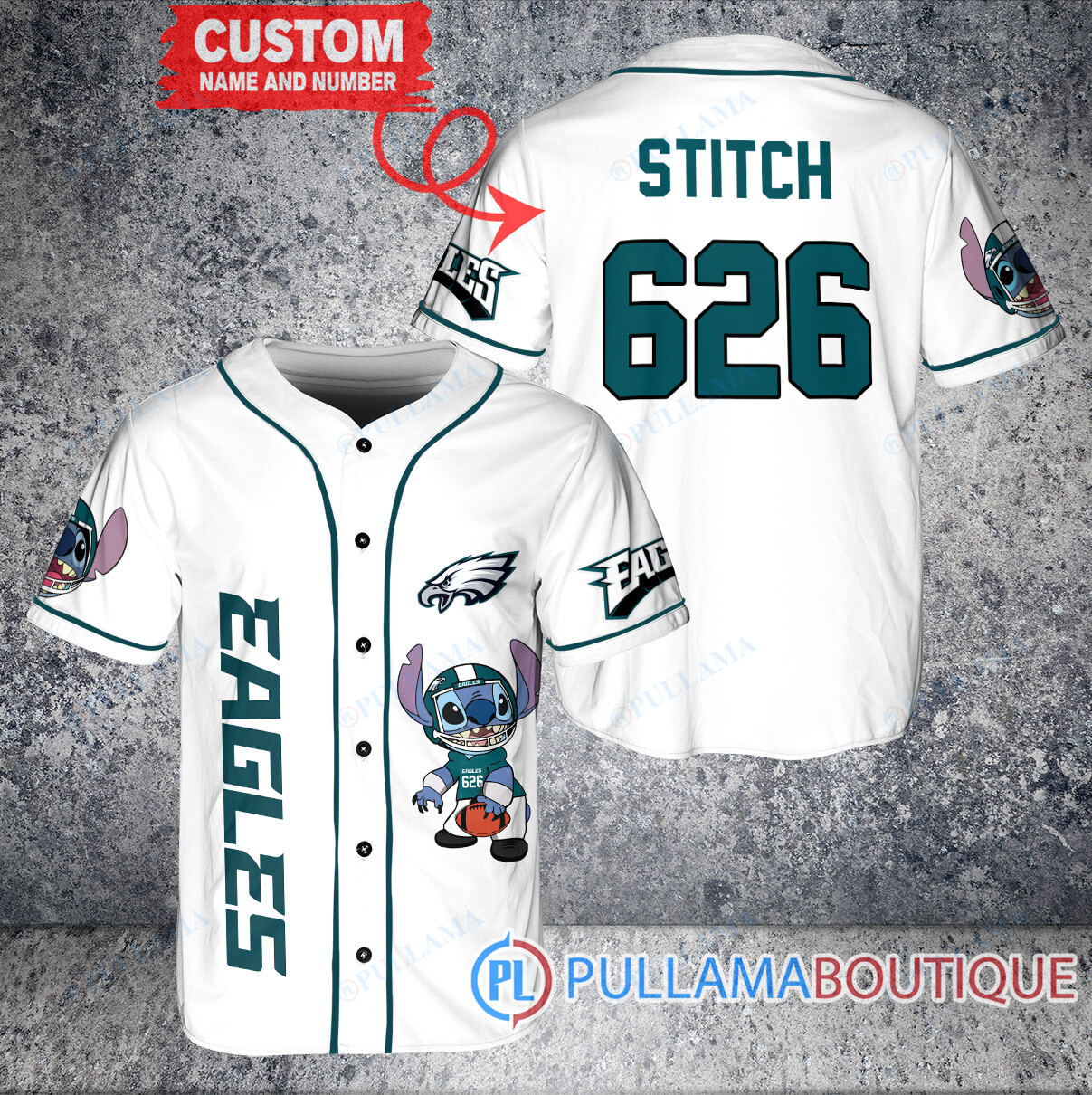 Carolina Panthers Stitch Custom Baseball Jersey Blue