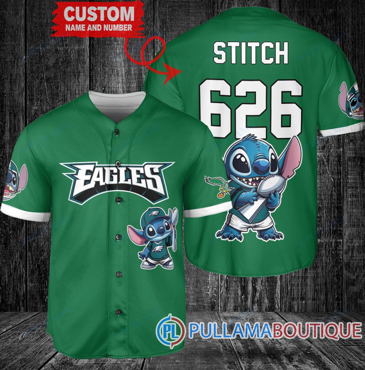 Miami Dolphins x Stitch with Trophy Custom Baseball Jersey White