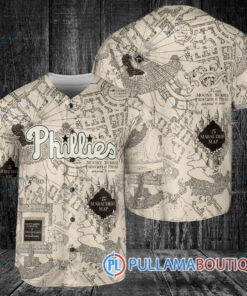 Philadelphia Phillies Harry Potter The Marauders Map Baseball Jersey