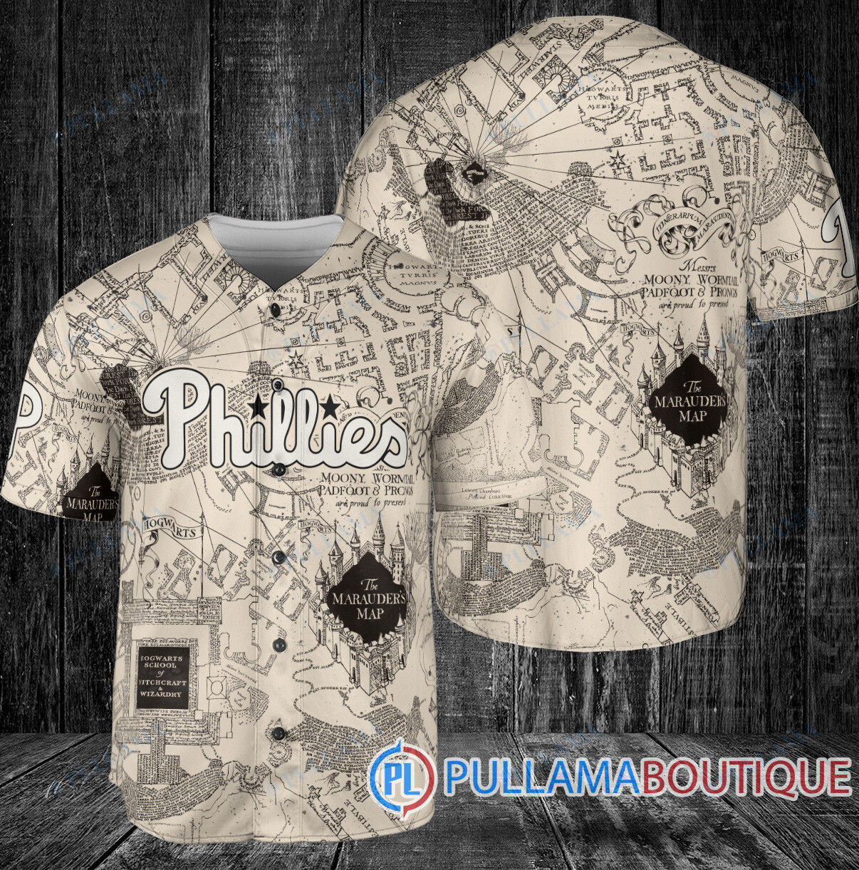 Houston Astros Harry Potter The Marauders Map Baseball Jersey