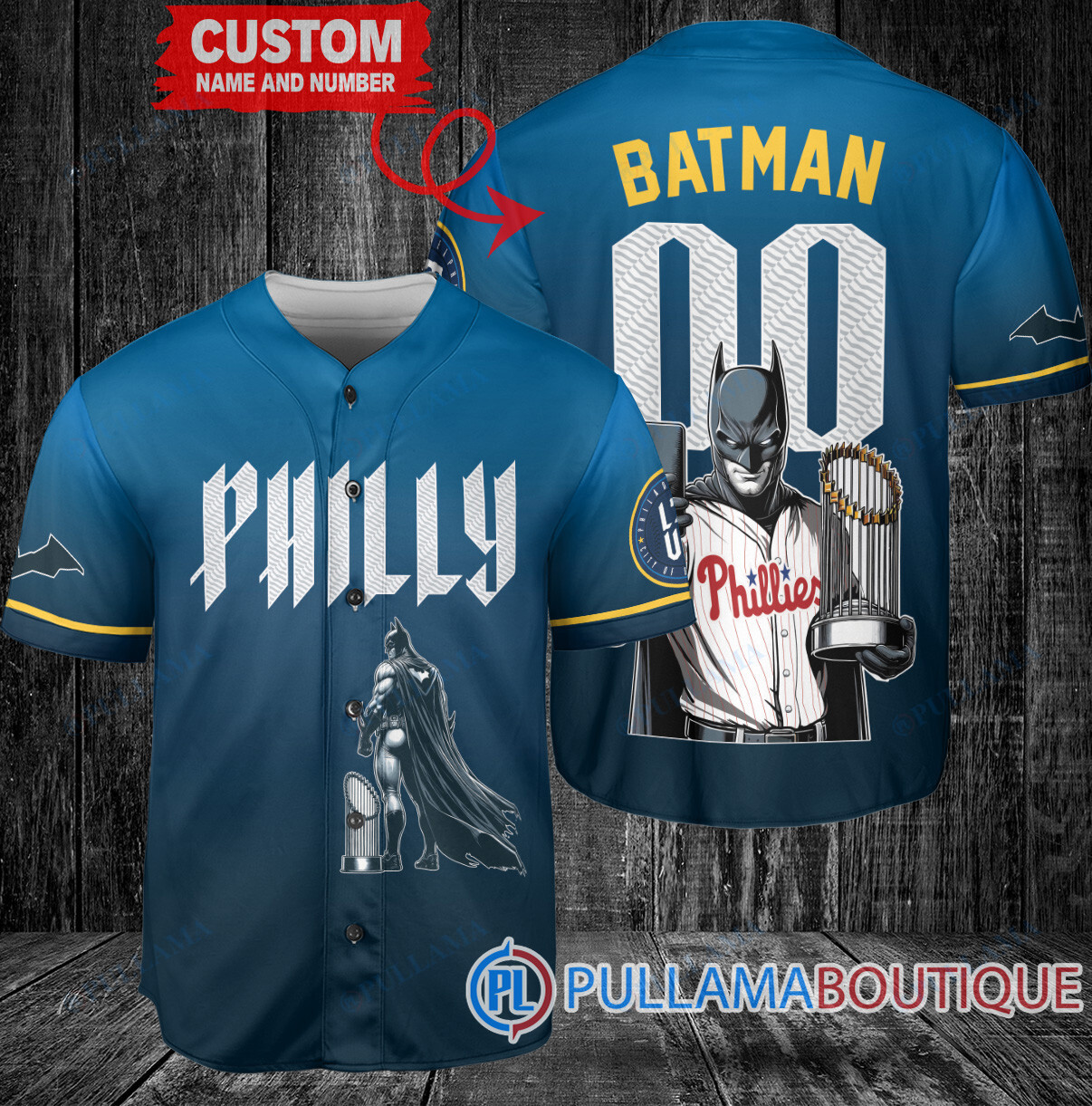 Boston Red Sox x Superman DC Comics with Trophy Custom Baseball Jersey Red