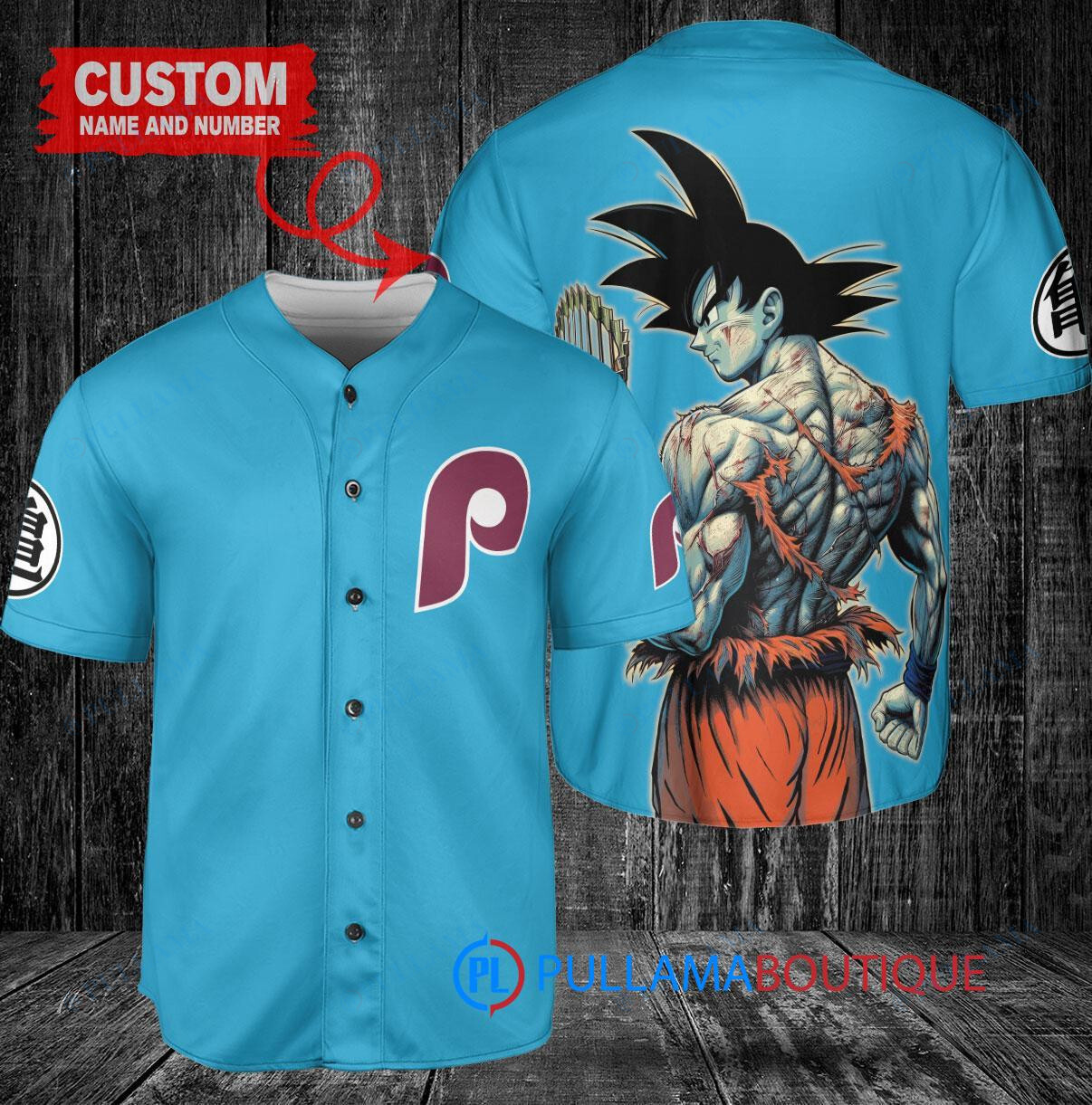 Chicago White Sox x Son Goku Kakarot Super Saiyan Dragon Ball Z with Trophy Baseball Jersey Black City Connect