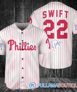 Philadelphia Phillies x Taylor Swift 22 Baseball Jersey