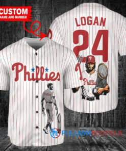 Philadelphia Phillies x Wolverine Logan with Trophy Custom Baseball Jersey White