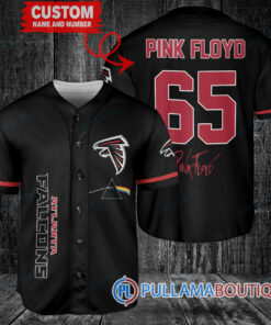 Pink Floyd Atlanta Falcons Custom Baseball Jersey – Exclusive Fan Gear