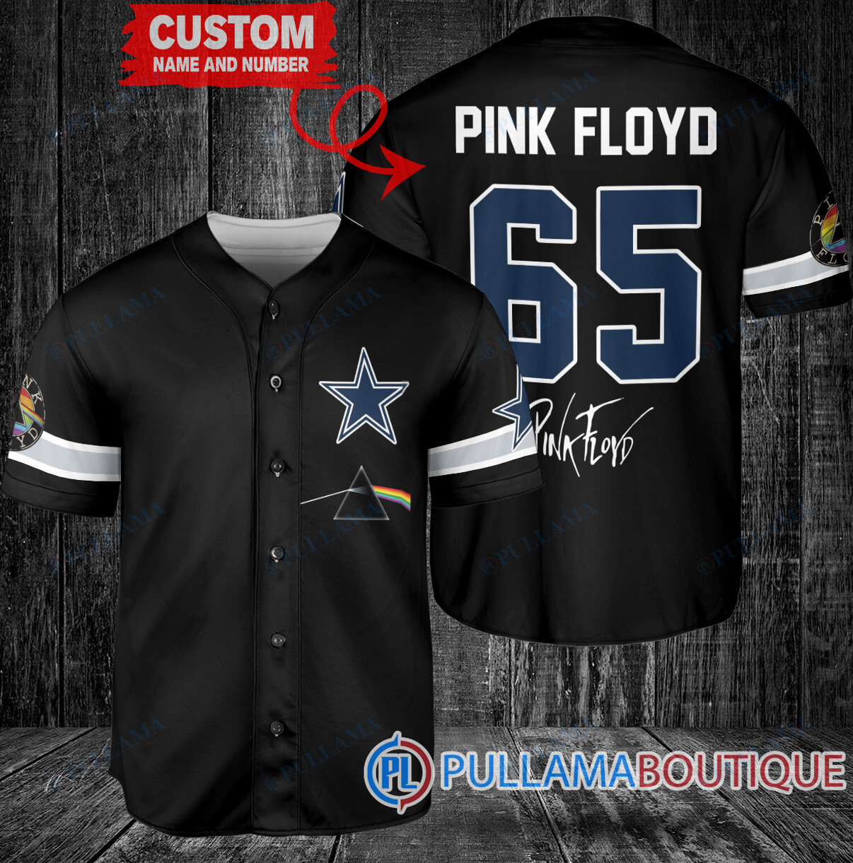 Pink Floyd Miami Dolphins Custom Baseball Jersey – Exclusive Fan Gear