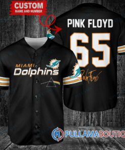 Pink Floyd Miami Dolphins Custom Baseball Jersey – Exclusive Fan Gear