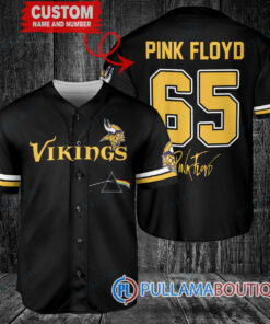 Pink Floyd Minnesota Vikings Custom Baseball Jersey – Exclusive Fan Gear