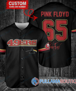 Pink Floyd San Francisco 49ers Custom Baseball Jersey – Exclusive Fan Gear