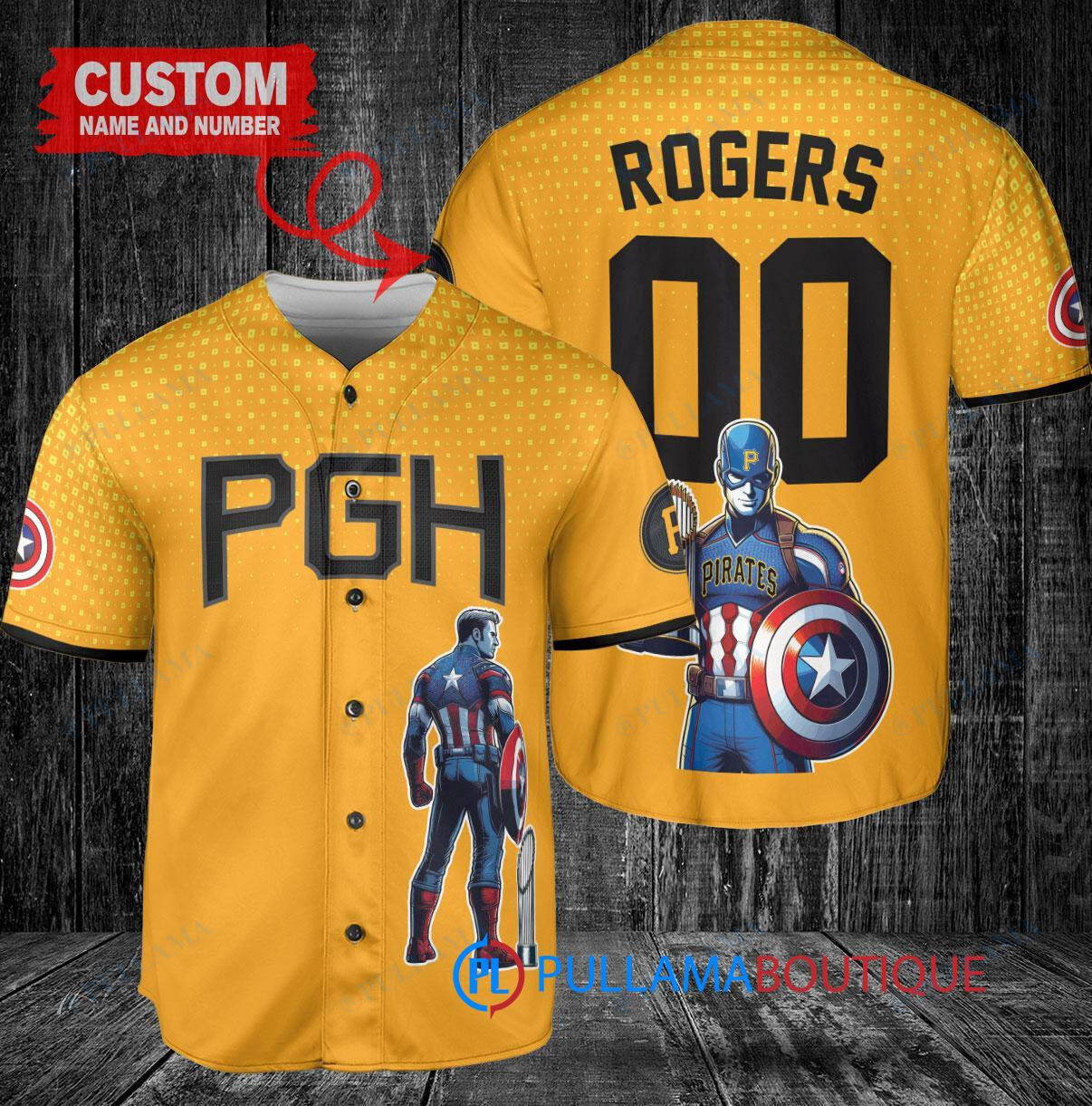 Milwaukee Brewers x Marvel Captain America Steve Rogers with Trophy Custom Baseball Jersey White