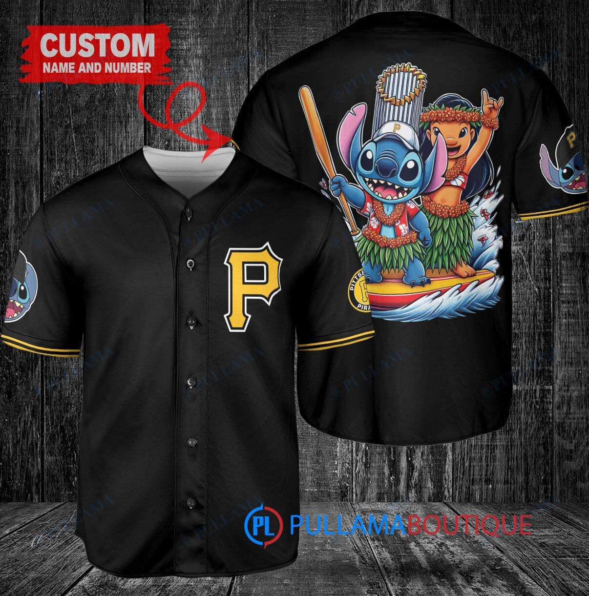 St. Louis Cardinals x Lilo & Stitch with Trophy Baseball Jersey White