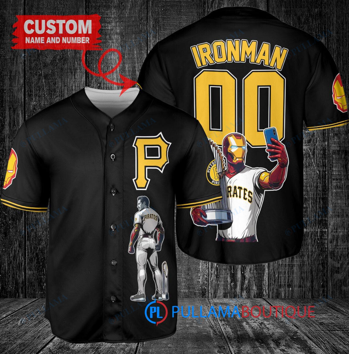 Seattle Mariners x Marvel Iron Man Tony Stark with Trophy Custom Baseball Jersey Aqua