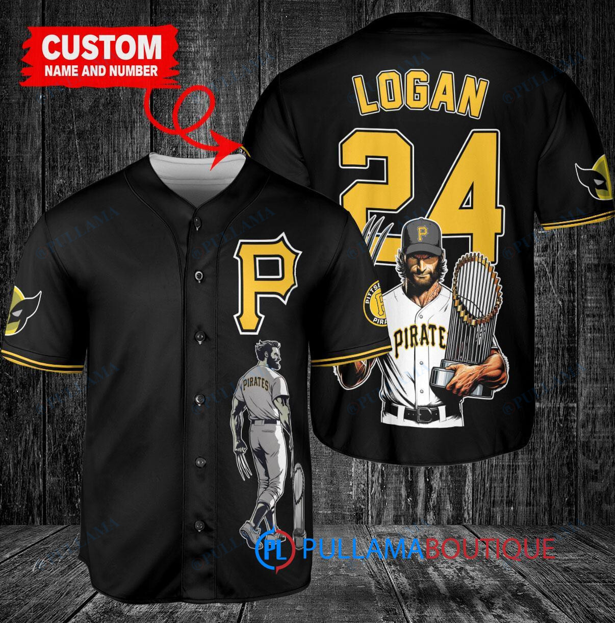 Texas Rangers x Wolverine Logan with Trophy Custom Baseball Jersey White