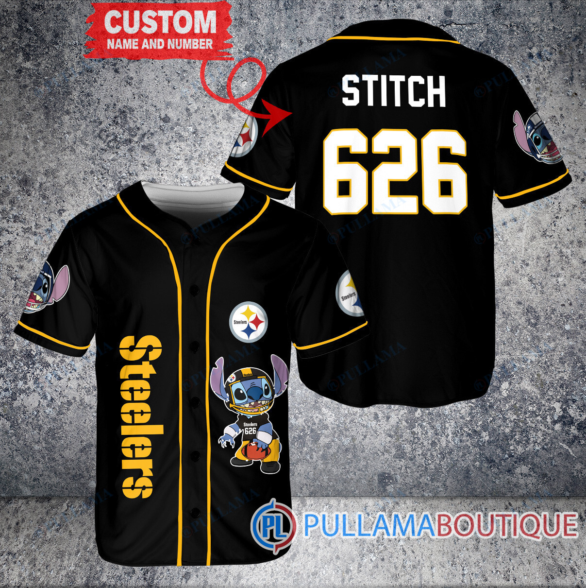 Los Angeles Rams Stitch Custom Baseball Jersey Royal