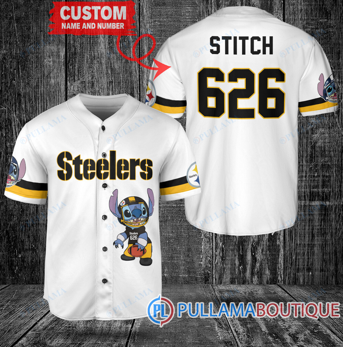 Los Angeles Rams Stitch Custom Baseball Jersey White