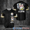 Detroit Lions x Mickey and Minnie with Trophy Baseball Jersey Red