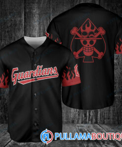 Portgas D. Ace Cleveland Guardians Baseball Jersey – One Piece Merchandise