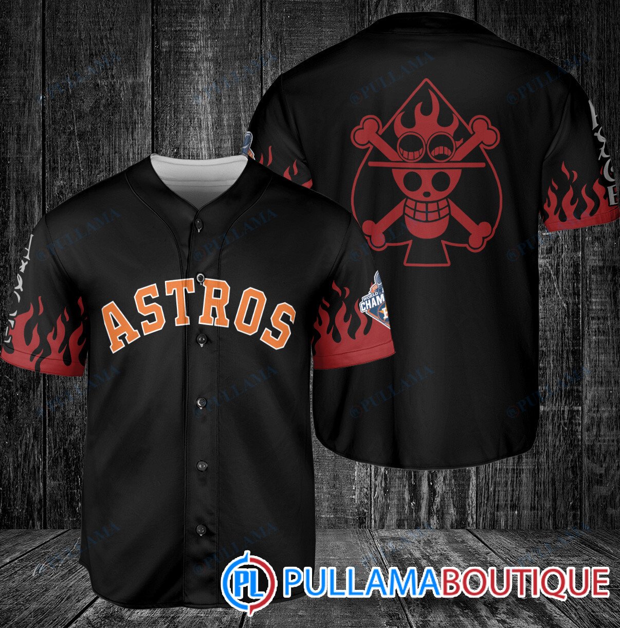 Portgas D. Ace One Piece San Francisco Giants Baseball Jersey