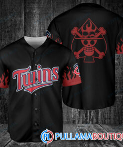 Portgas D. Ace One Piece Minnesota Twins Baseball Jersey