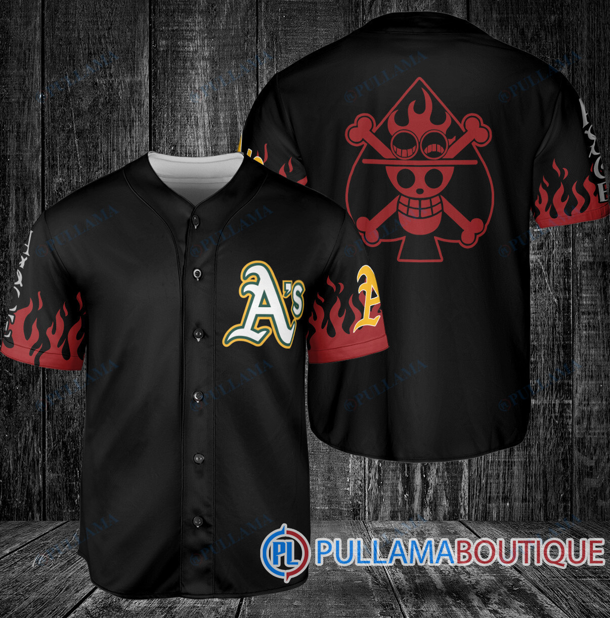 Portgas D. Ace Cleveland Guardians Baseball Jersey – One Piece Merchandise