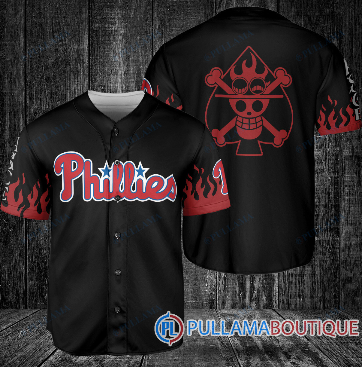 Portgas D. Ace One Piece Seattle Mariners Baseball Jersey