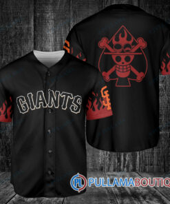 Portgas D. Ace One Piece San Francisco Giants Baseball Jersey