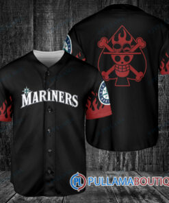 Portgas D. Ace One Piece Seattle Mariners Baseball Jersey