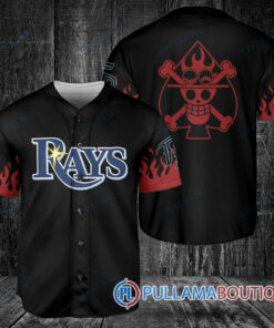 Portgas D. Ace One Piece Tampa Bay Rays Baseball Jersey