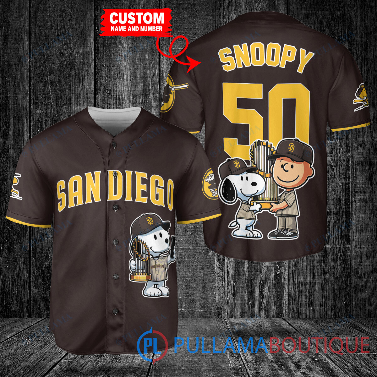 Pittsburgh Pirates x Snoopy and Charlie Brown with Trophy Baseball Jersey Gray