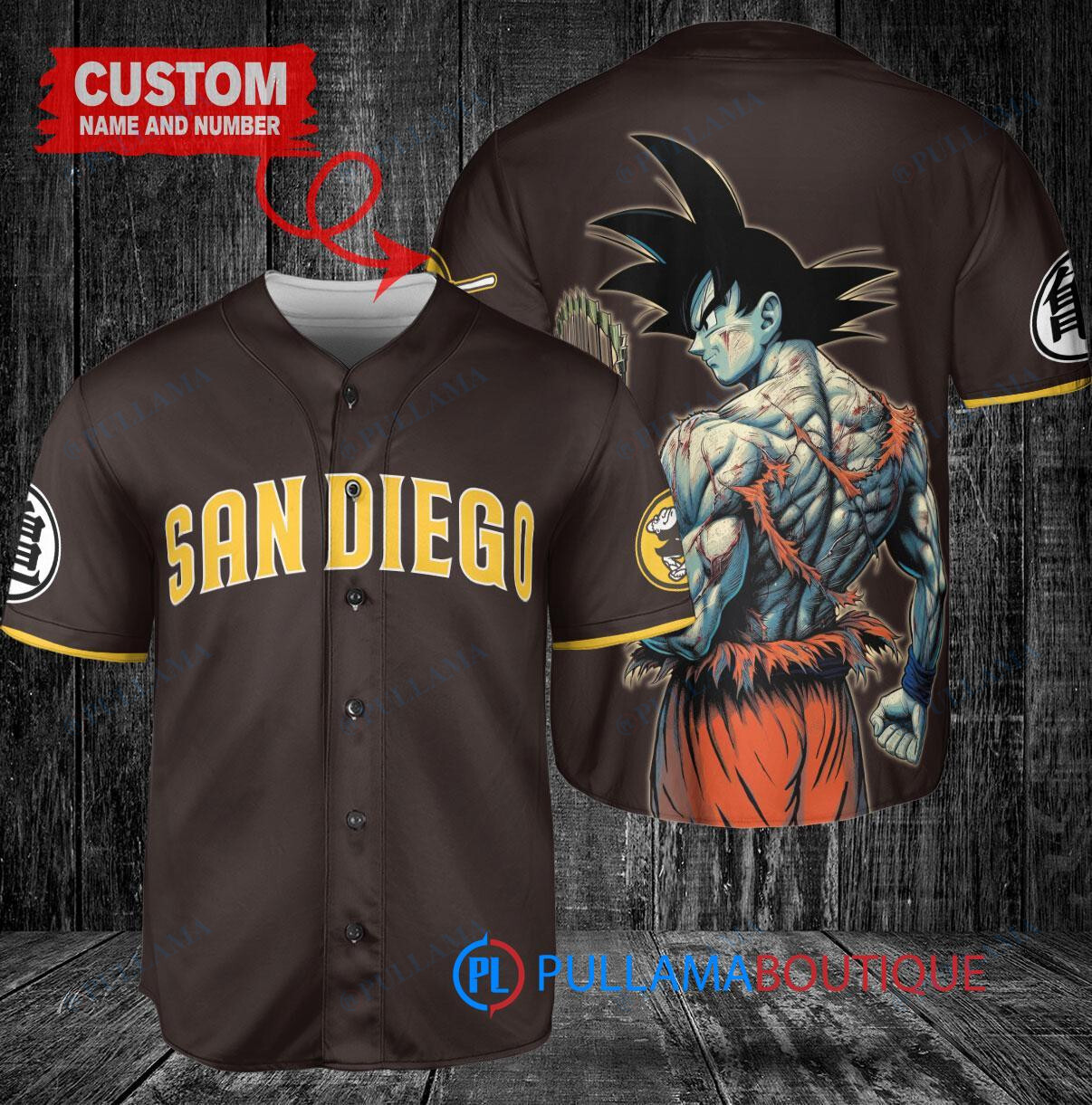 St. Louis Cardinals x Son Goku Kakarot Super Saiyan Dragon Ball Z with Trophy Baseball Jersey Cream