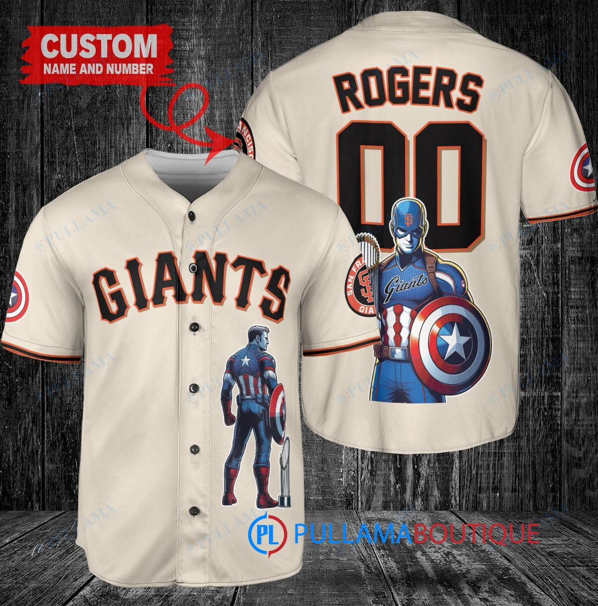 Cincinnati Reds x Marvel Captain America Steve Rogers Baseball Jersey White