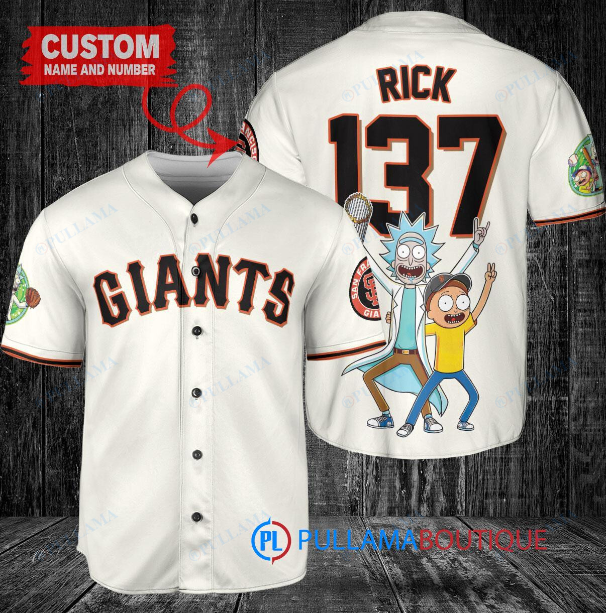 Atlanta Braves x Rick and Morty Baseball Jersey White – City Connect Trophy