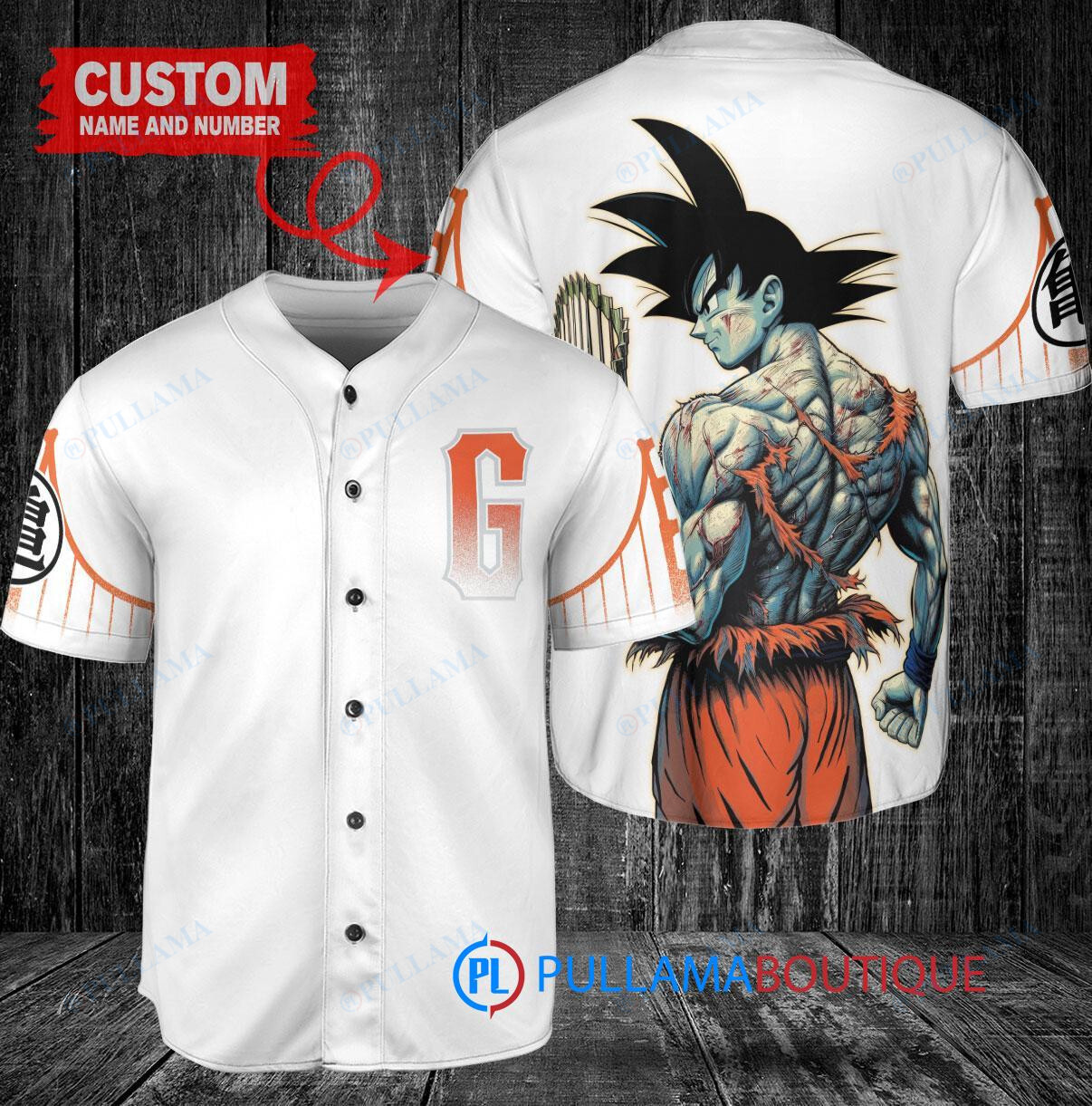 Detroit Tigers x Son Goku Kakarot Super Saiyan Dragon Ball Z with Trophy Baseball Jersey Gray