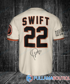 San Francisco Giants x Taylor Swift 22 Baseball Jersey