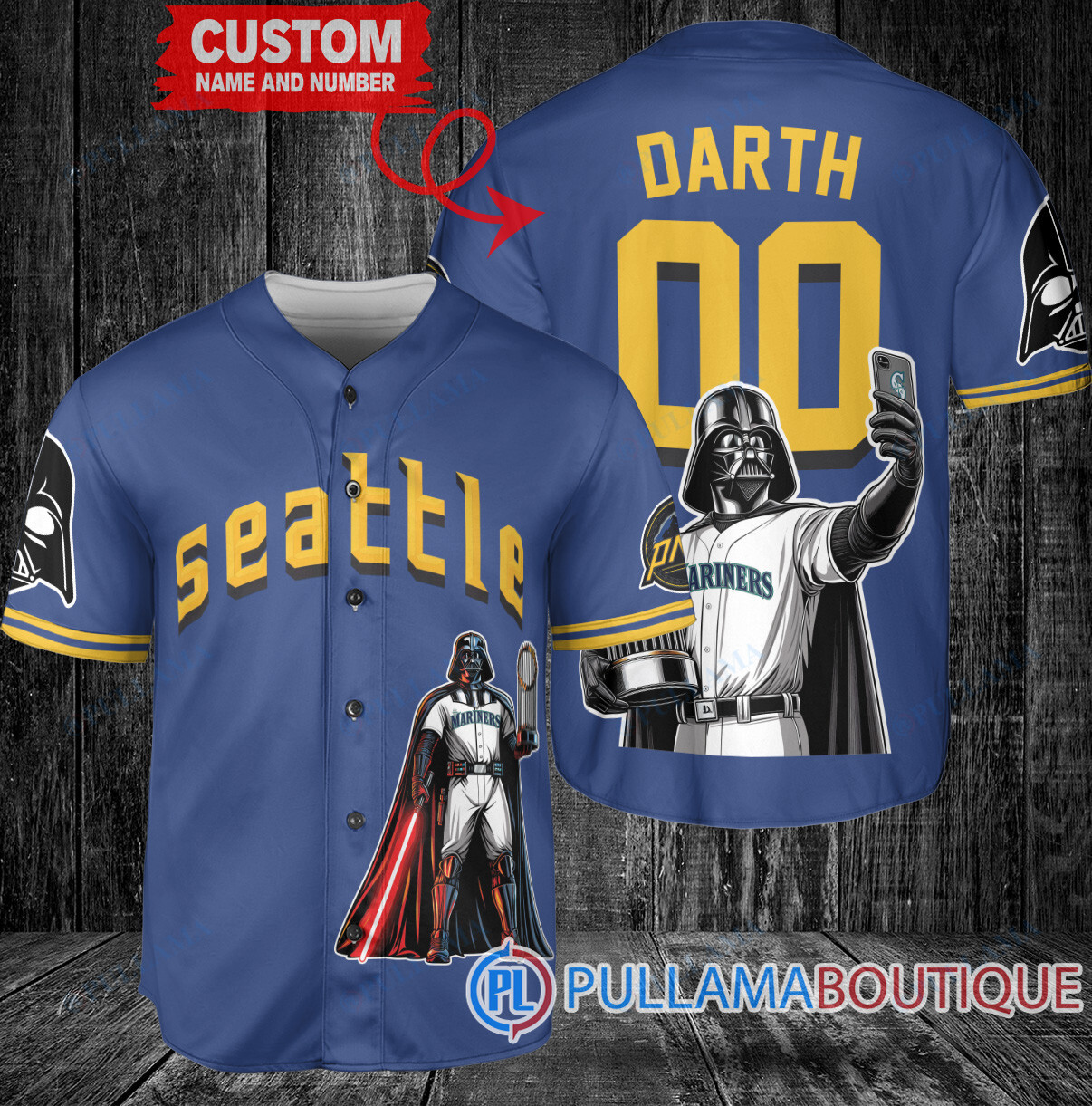 St. Louis Cardinals x Darth Vader Star Wars with Trophy Baseball Jersey Light Blue