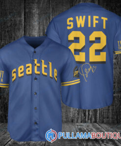 Seattle Mariners x Taylor Swift 22 Baseball Jersey