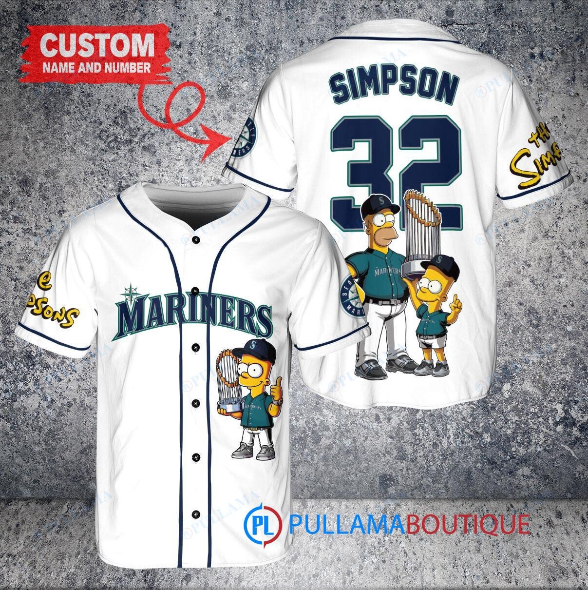 Texas Rangers x SpongeBob SquarePants with Trophy Custom Baseball Jersey White