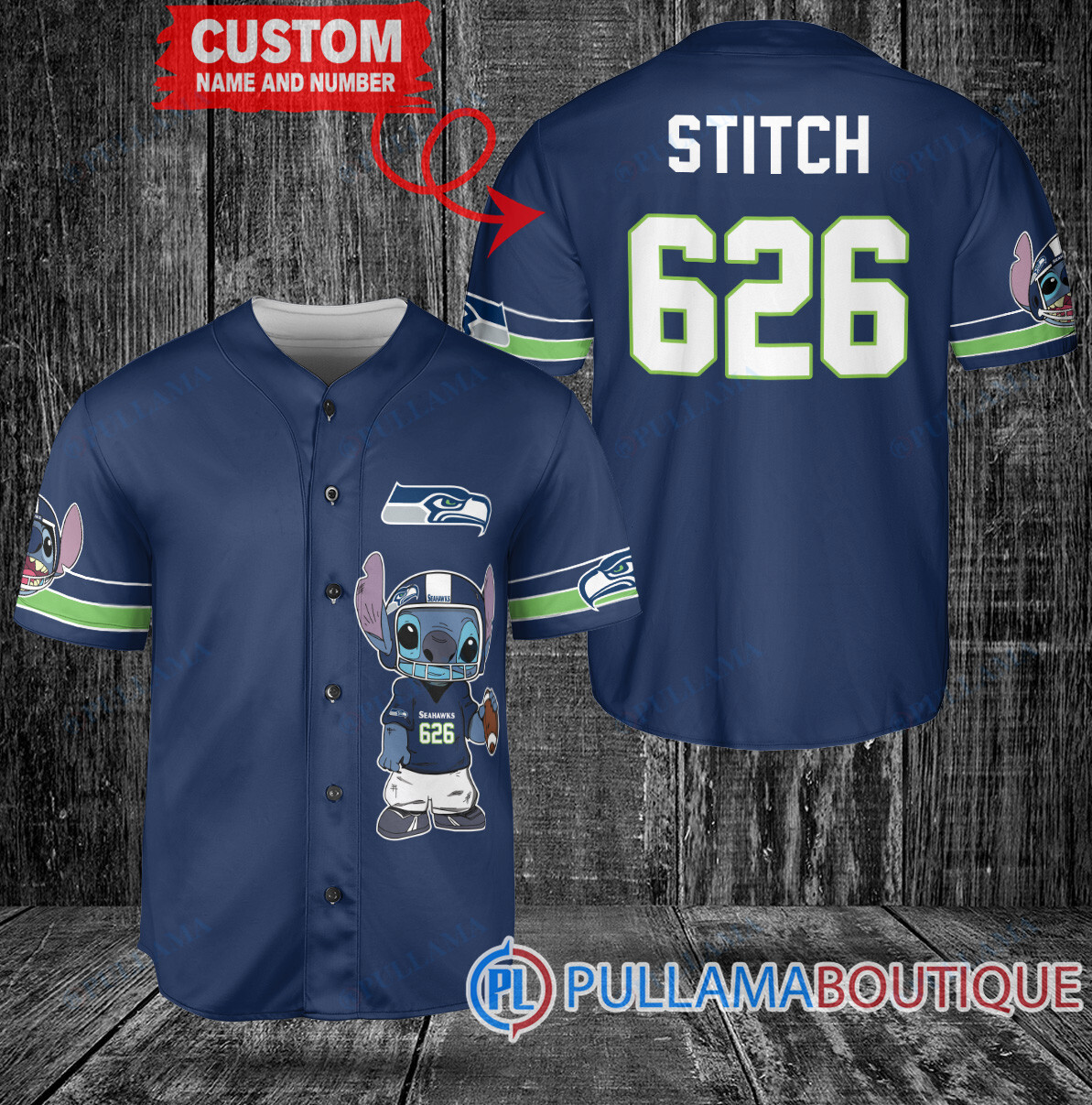 Dallas Cowboys Stitch Custom Baseball Jersey Gray