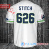 Tampa Bay Buccaneers Stitch Custom Baseball Jersey White