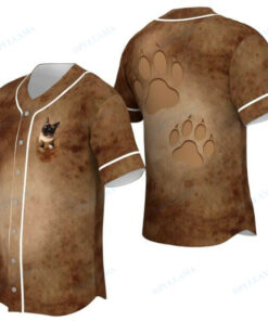 Siamese Cat Brown Meow Baseball Jersey