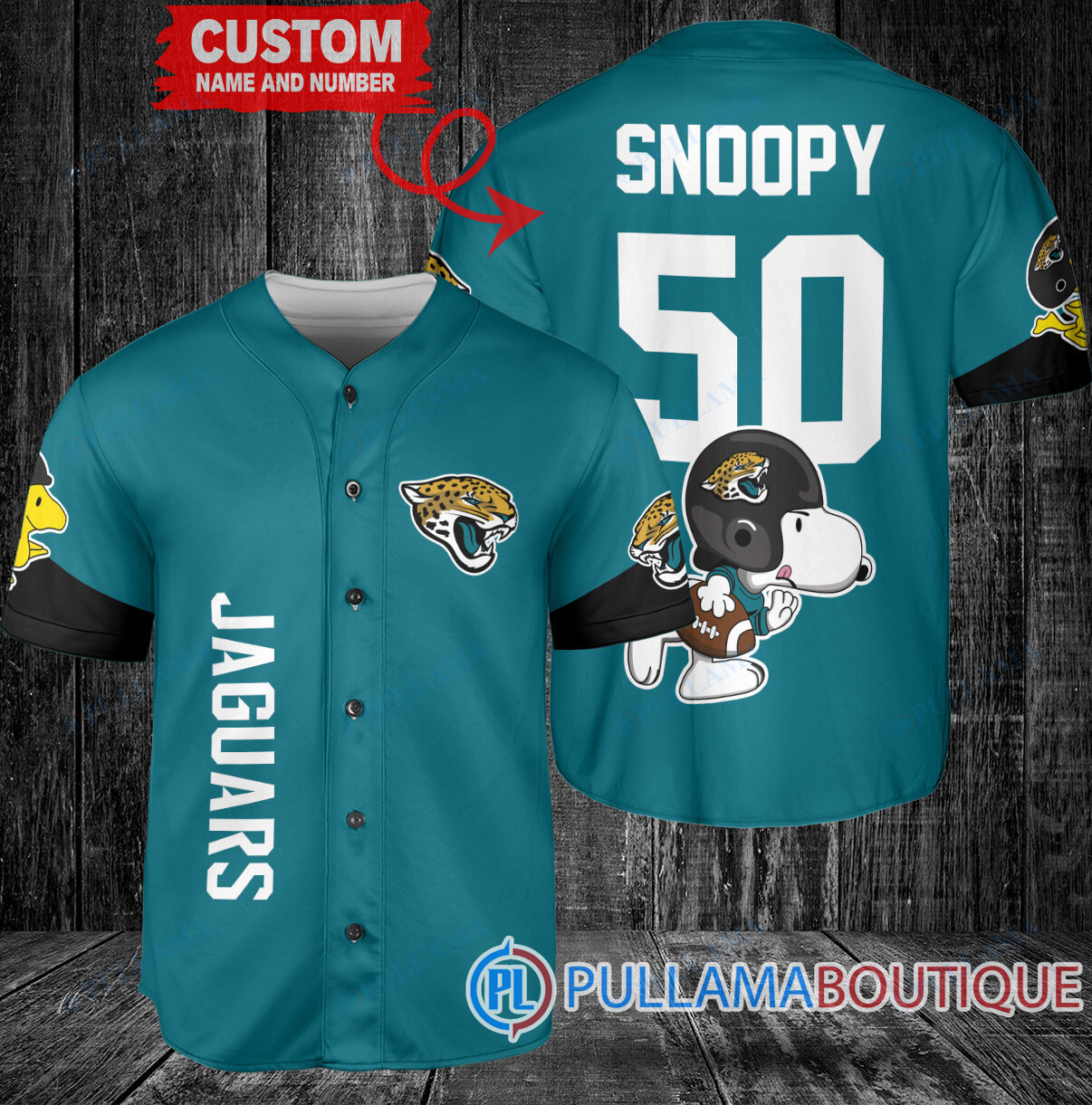 Snoopy Atlanta Falcons  Custom Baseball Jersey White