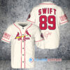 Personalized Arizona Diamondbacks x Taylor Swift Baseball Jersey